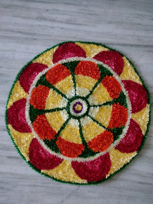 Round Rangoli Design